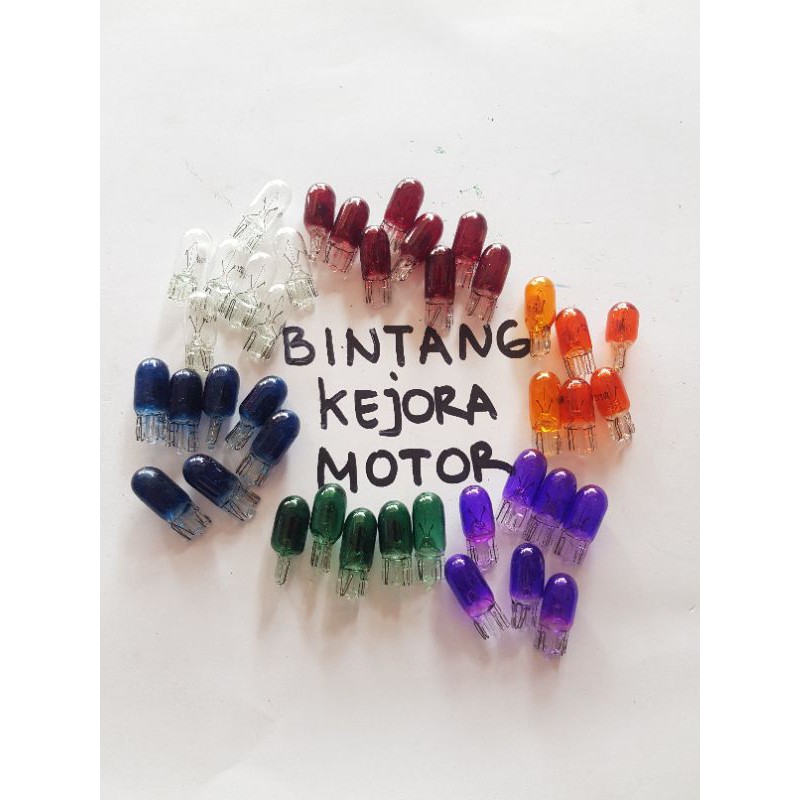 bohlam senja lampu sen lampu sein t10