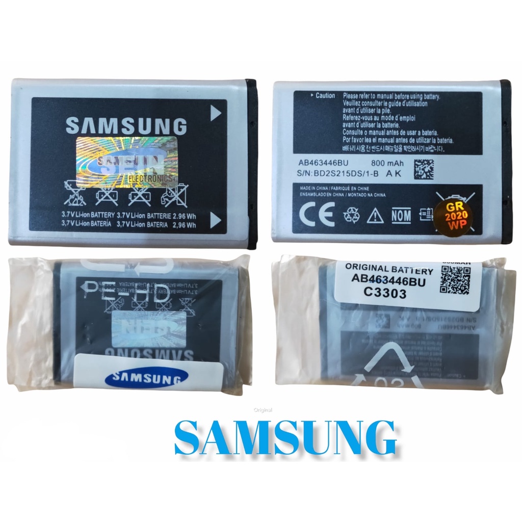 Baterai Samsung Original B463446BU 800mAH Samsung/Battery Jadul Samsung