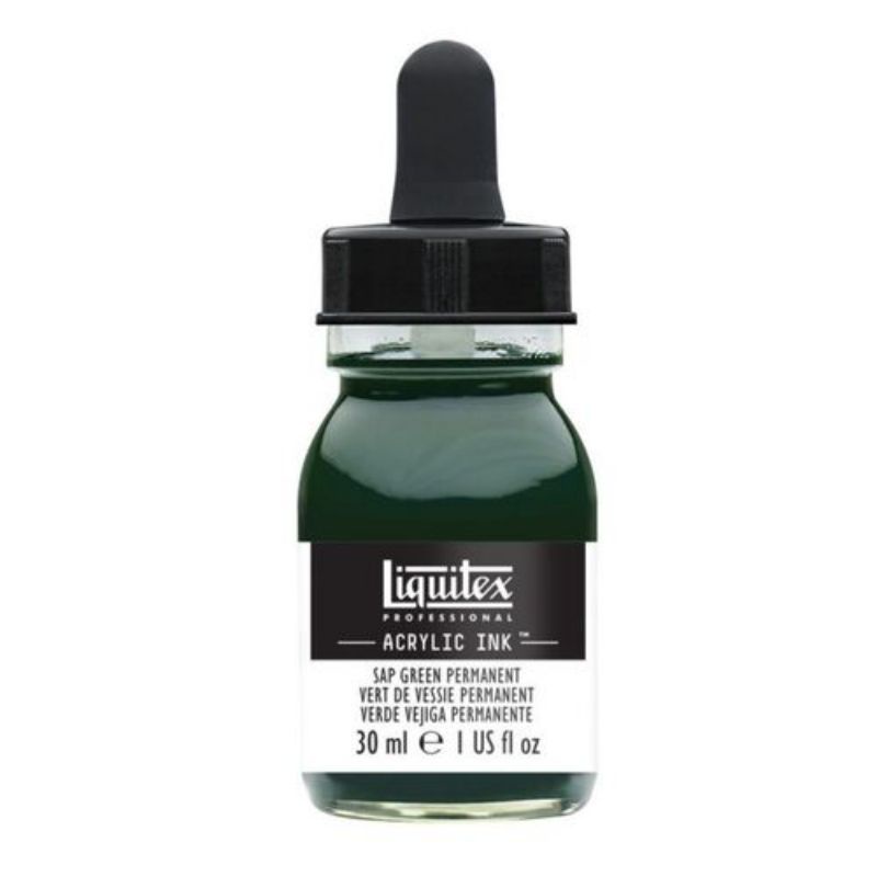 

ACRYLIC INK 30 ML SAP GREEN PERMANENT LIQUITEX PROFESSIONAL