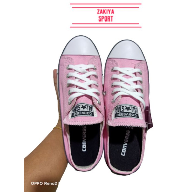 sepatu converse bustong (PINK) GRADE ORI