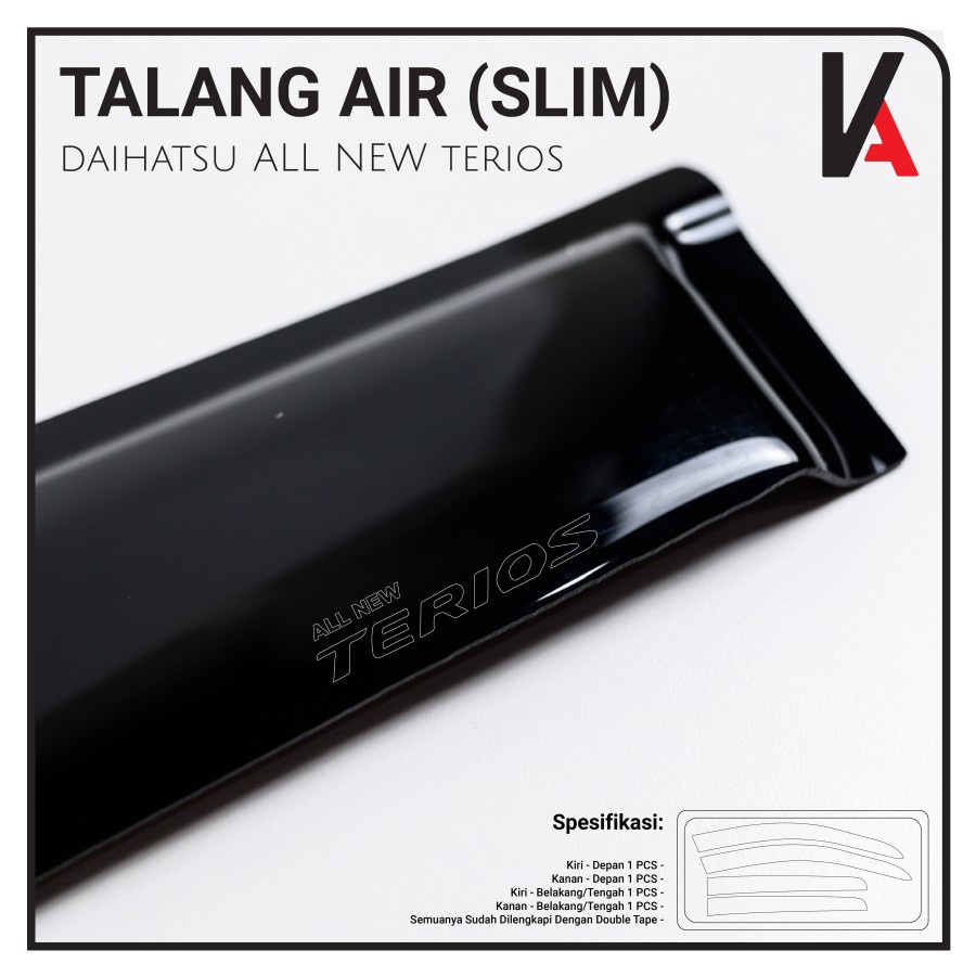 TALANG AIR PINTU MOBIL DAIHATSU ALL NEW TERIOS MODEL SLIM HIGH QUALITY