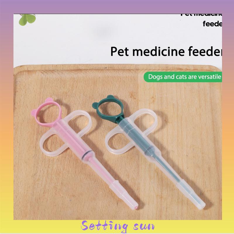 Pet Feeder Dorong-tarik Cat Dan Dog Universal Liquid Pills Pet Feeding Stick Peralatan Makan TN