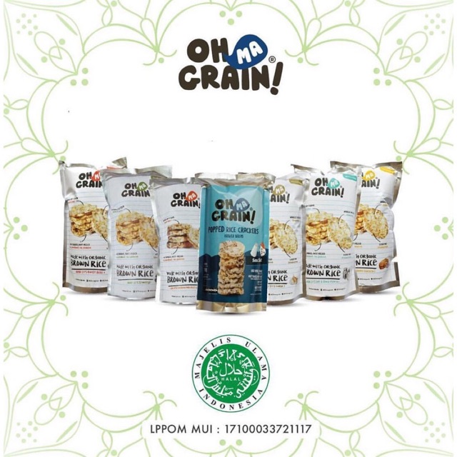

Oh Ma Grain! Rice Crackers Gluten Free