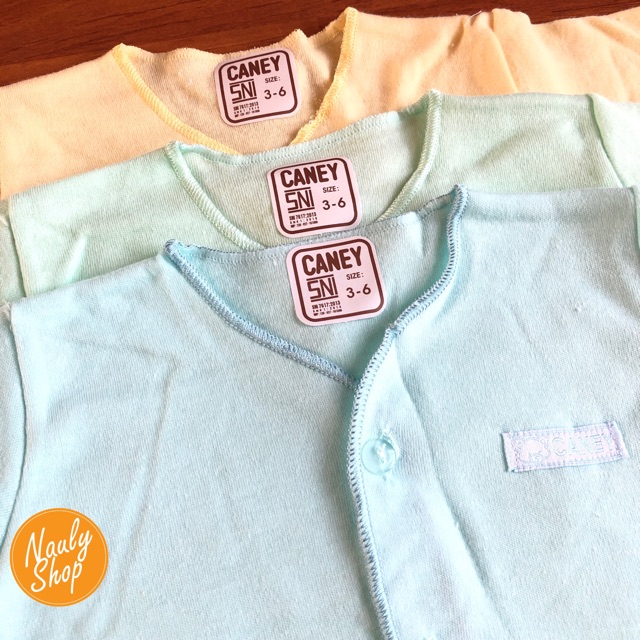 Baju bayi pendek Caney (3pcs)