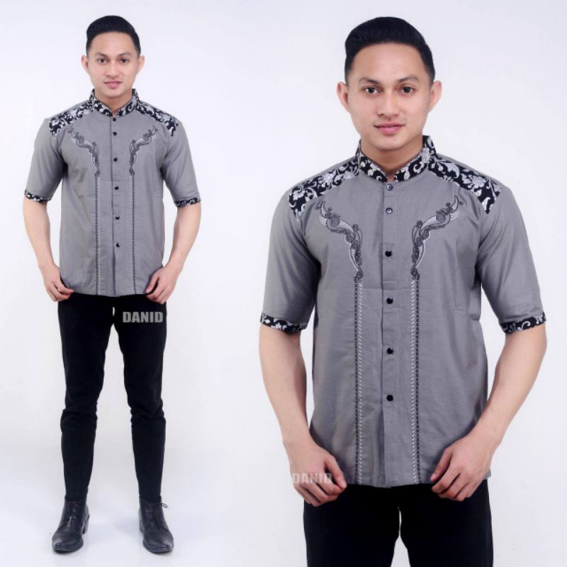 Baju koko pria lengan pendek