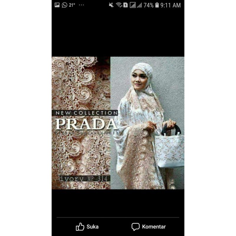 mukene brand prada