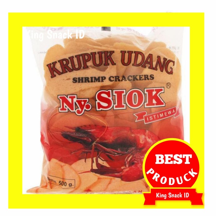 

KERUPUK UDANG NY SIOK OVAL & STICK / KRUPUK NY. SIOK TERMURAH JAKARTA - Setik