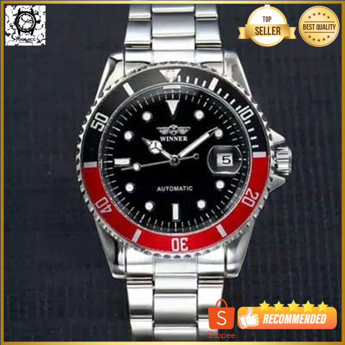 Jam Tangan Mekanik Automatic Winner Submariner Warna Cola Termurah