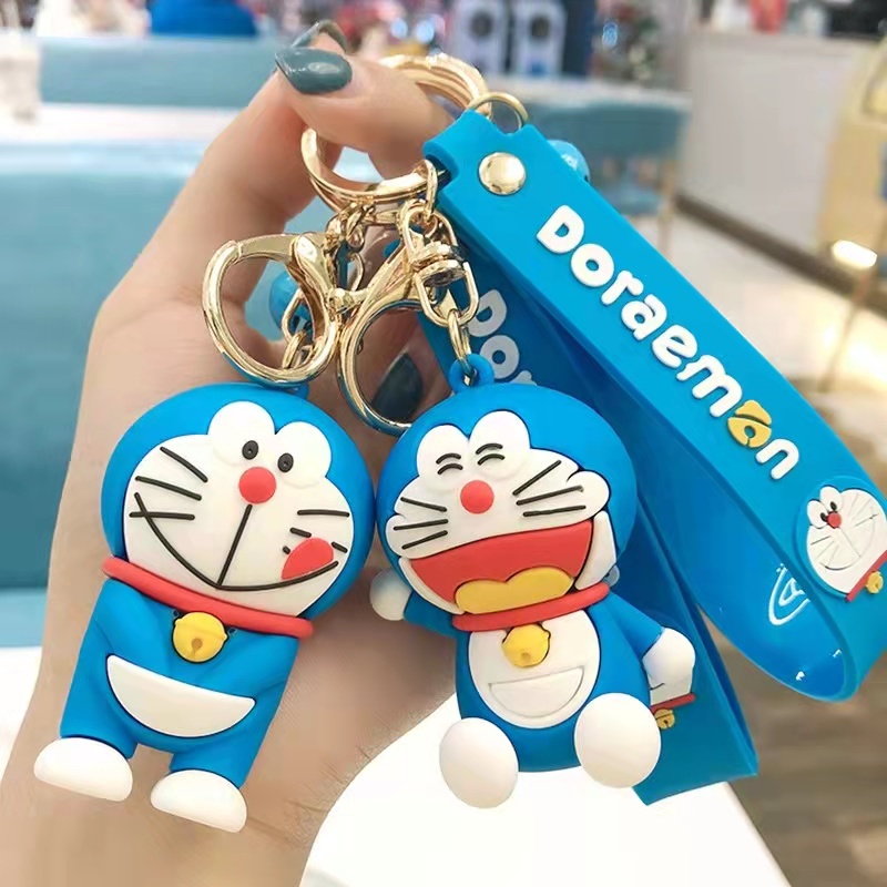 Gantungan Kunci Doraemon Murah Import - Keychain Karakter Doraemon/Mickey Korean Import