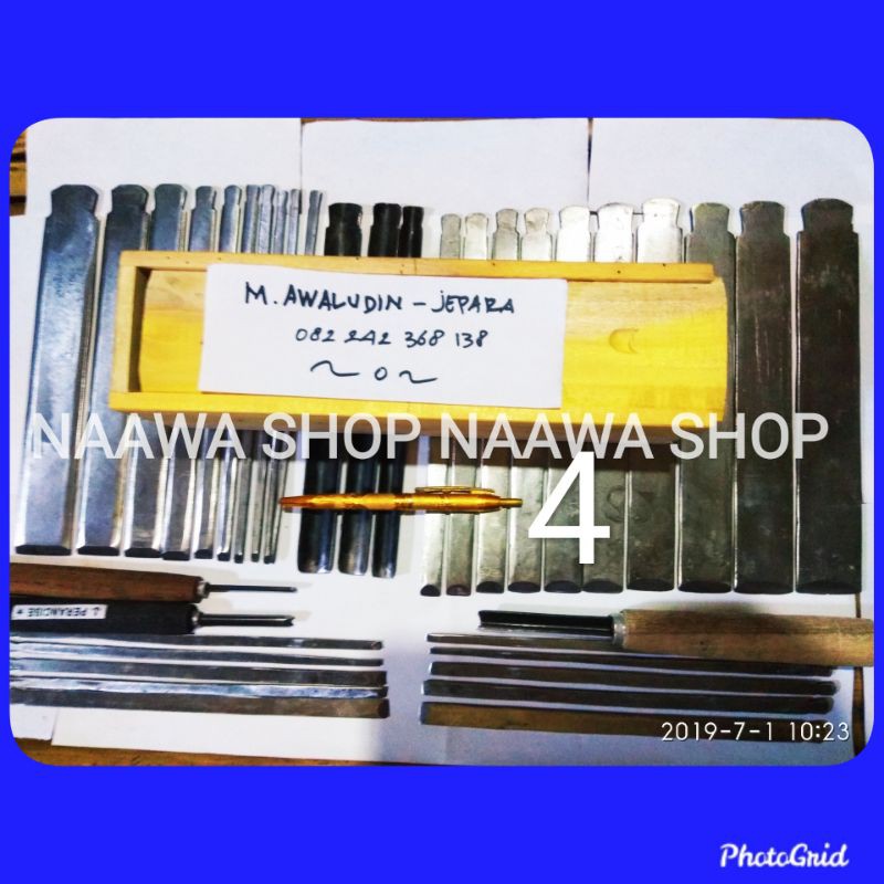 ( BISA COD )PAHAT TATAH UKIR kayu jepara baja serkel - Tatah ukir baja- Tatah ukir - pahat ukir - al