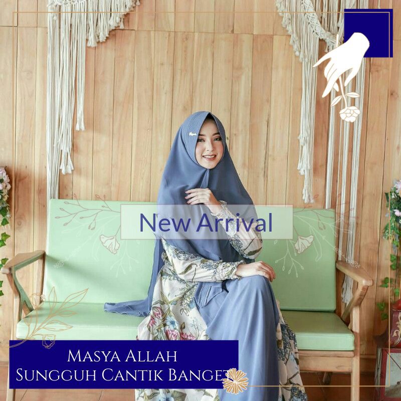MODEL GAMIS TERBARU-SET SYARII ORI BERMEREK BABY DOLL -WANITA 2020