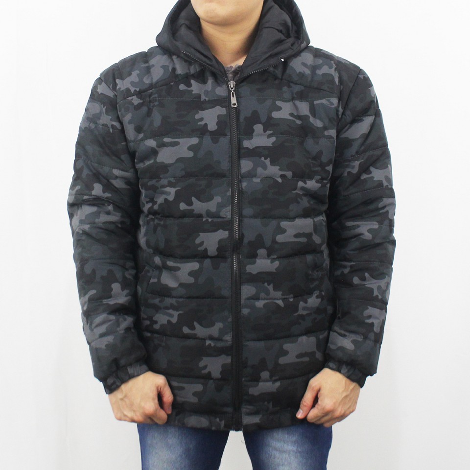 JAKET PUFFER CAMO ARMY ABU 01 TEBAL PRIA SIZE M L XL XXL XXXL  - JAKET WINTER  JUMBO SIZE 2XL 3XL - JAKET PARASUT TEBAL PRIA BIG SIZE - JAKET GUNUNG HIKING