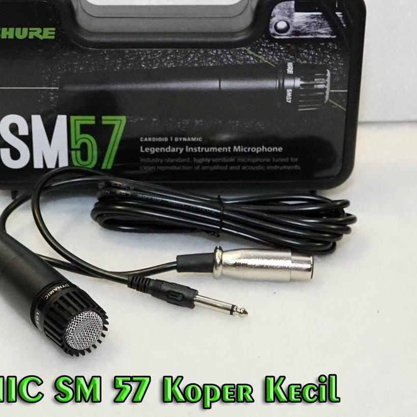 Mic Kabel SM 57 + KOPER / Professional Microphone Instrumen Cable SHURE SM57 / Mic Vocal SM-57