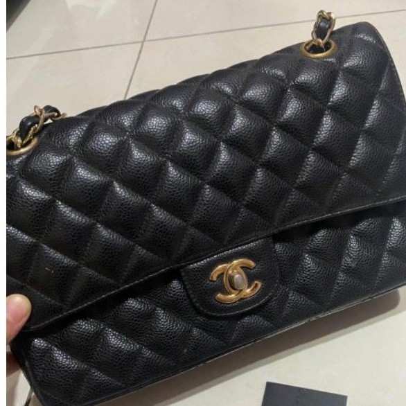 tas chanel kulit asli preloved