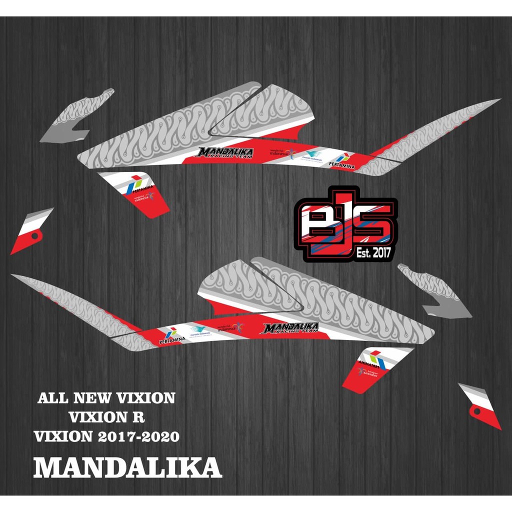 Striping vixion all new - Stiker Decal new vixion R all 2017-2021 MANDALIKA