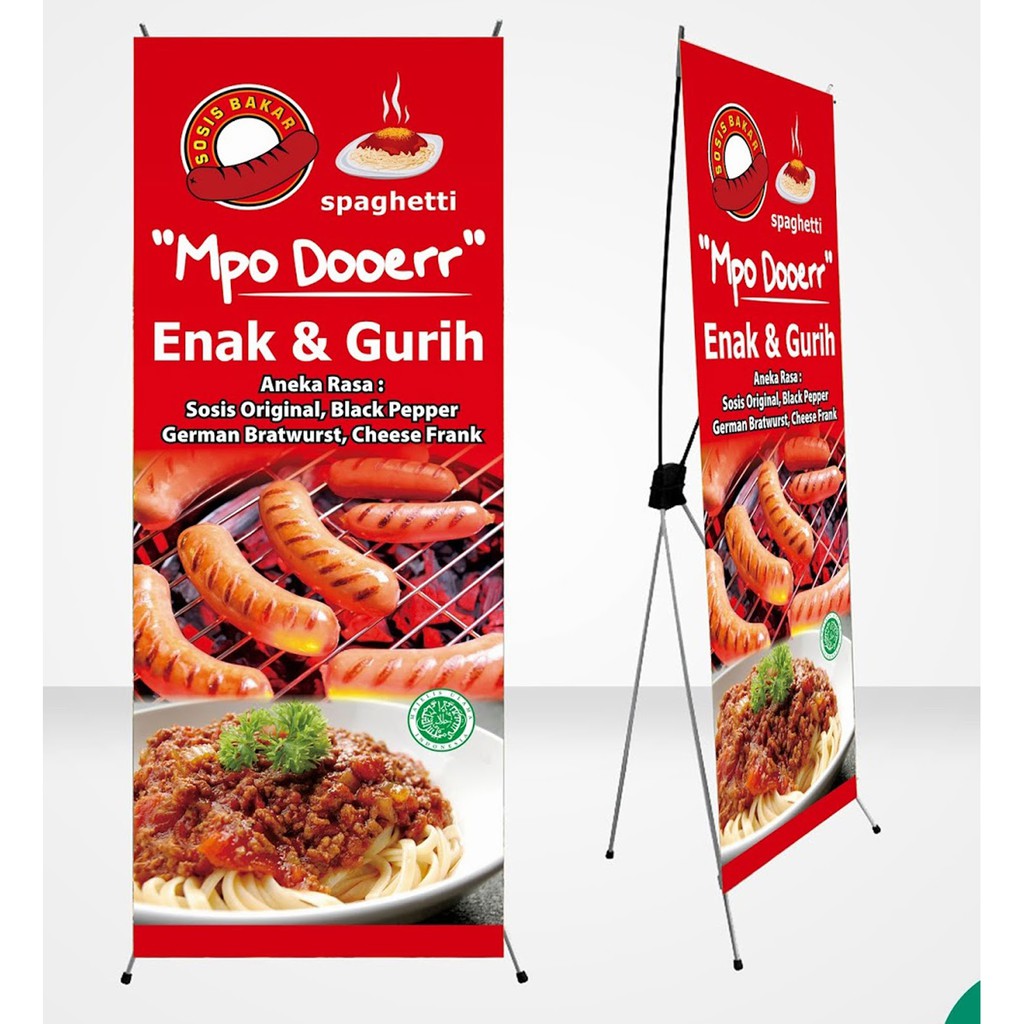 Cetak X Banner 160x60 Cm Free Design Shopee Indonesia