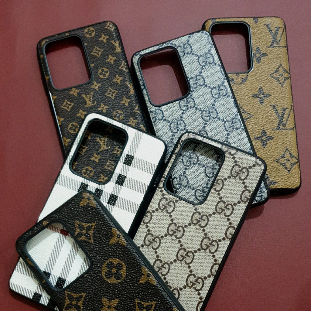 Samsung S20 Ultra Luxury LV-LV Guci PU Leather Back Cover Case