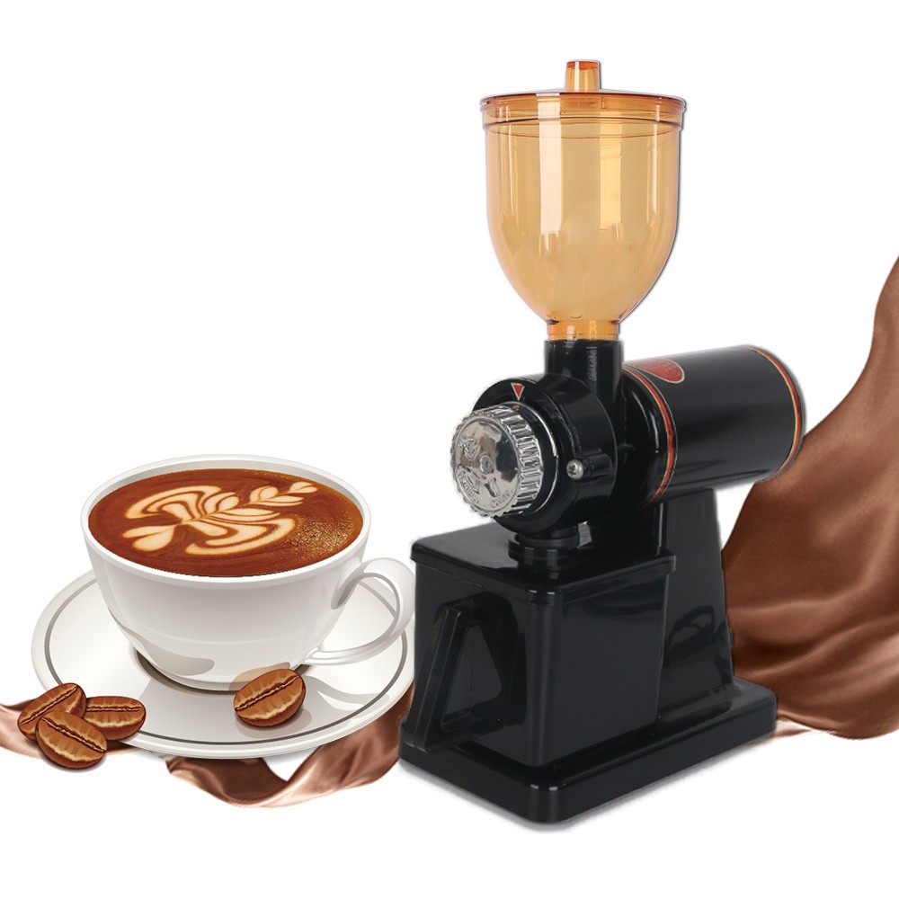 coffee grinder electric mesin gilingan kopi listrik 600 N black