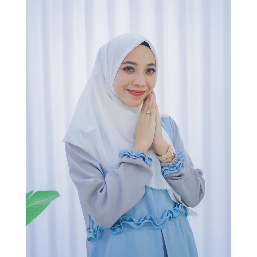 Cantika Dress S M L XL | Gamis Muslim Remaja | Dress Muslima Korean Style | Dress Kondangan Series | Gamis Muslim Terbaru 2021/2022 | OOTD Set | Baju Gamis Remaja | Midi Dress Casual | Casual Dress Korea | Busii Frendlu | BISA COD | Dress Muslim Jumbo |||-6