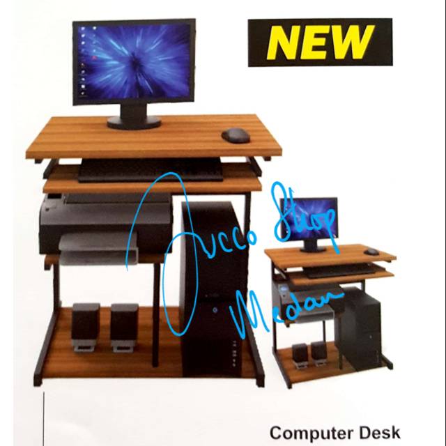 Meja Komputer Murah - Meja Kerja 80cm minimalis - Medan - Meja Tulis Serbaguna