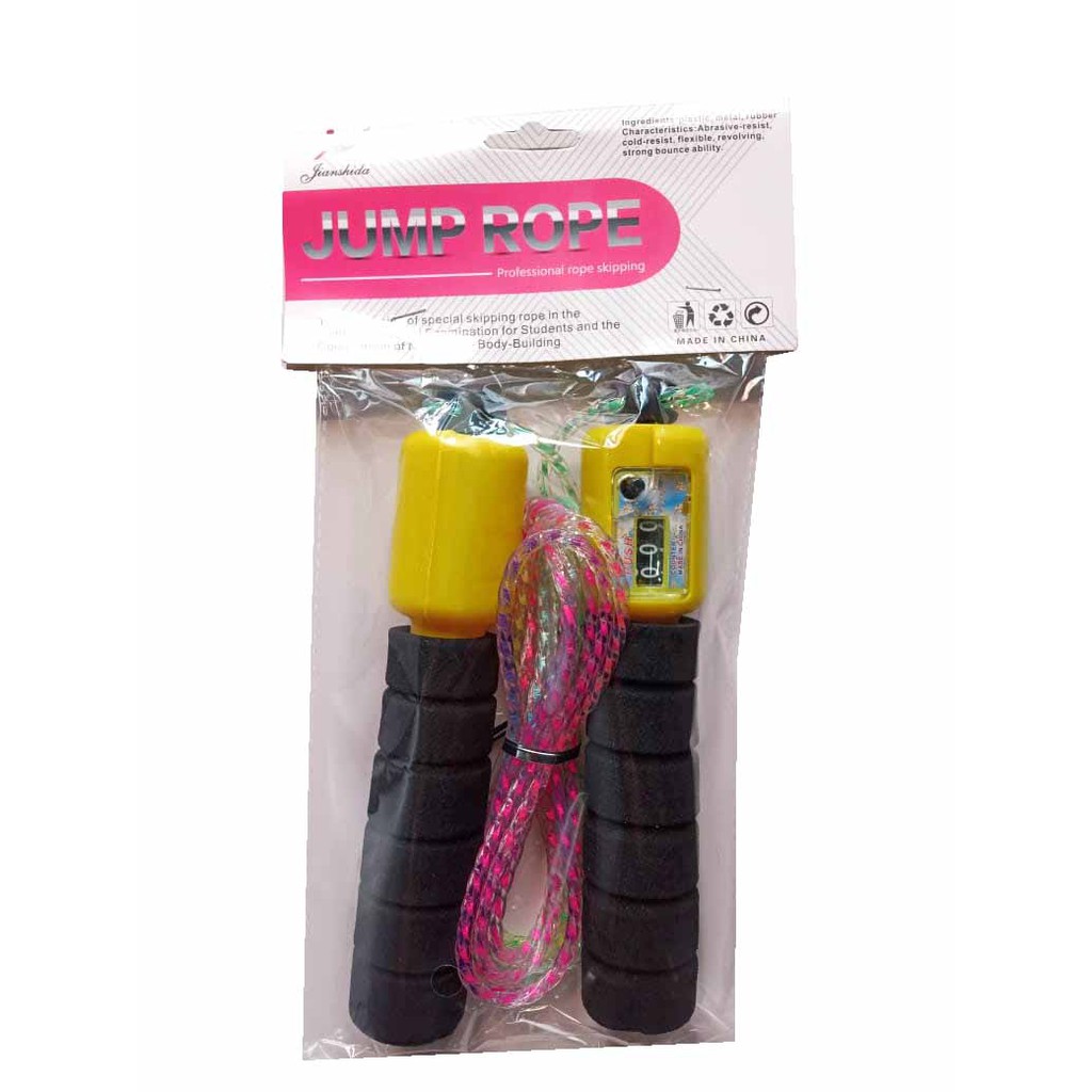 Jump Rope Tali Skipping Soft Handle dan Counter Alat Hitung