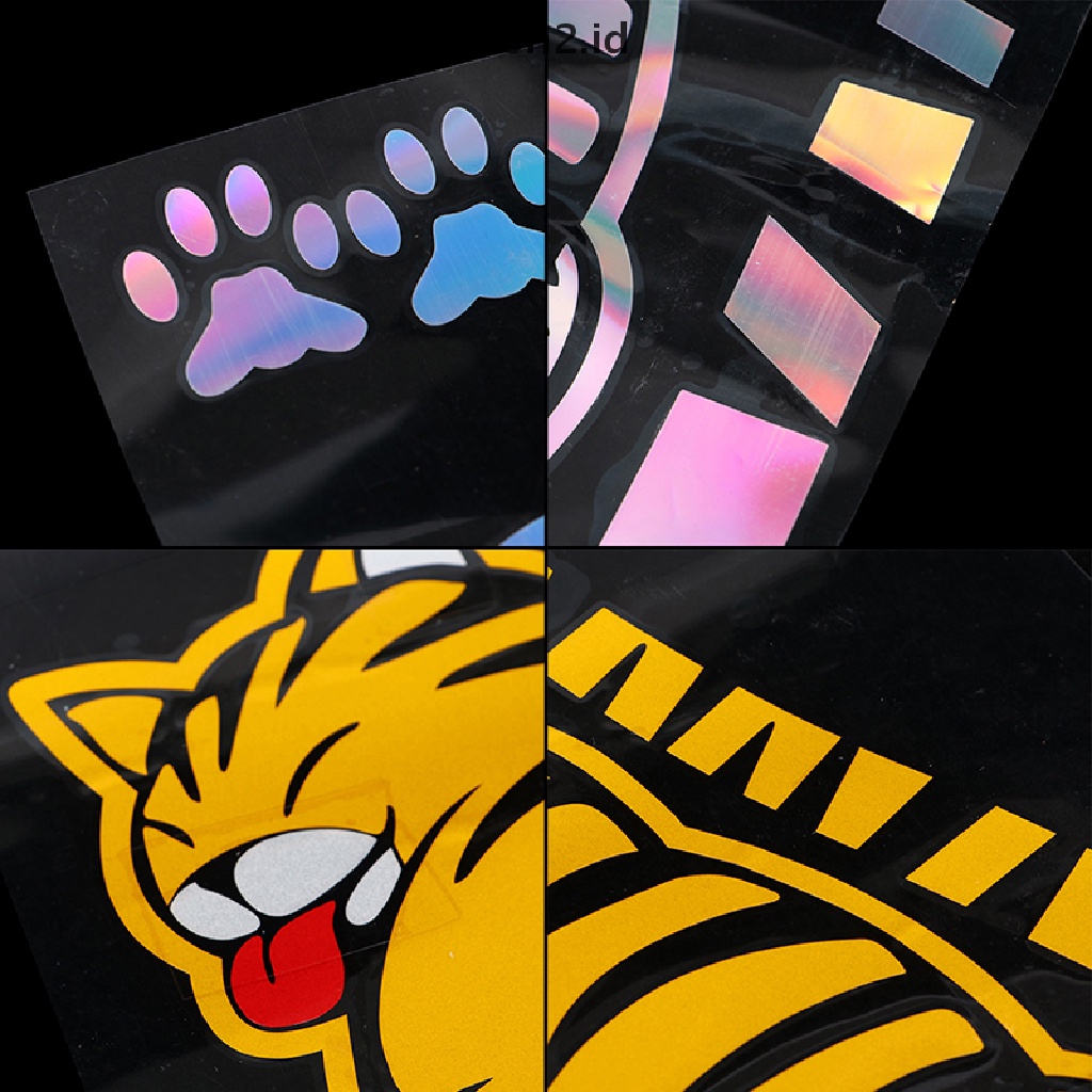 Stiker Wiper Belakang Mobil Motif Kartun Kucing 3d