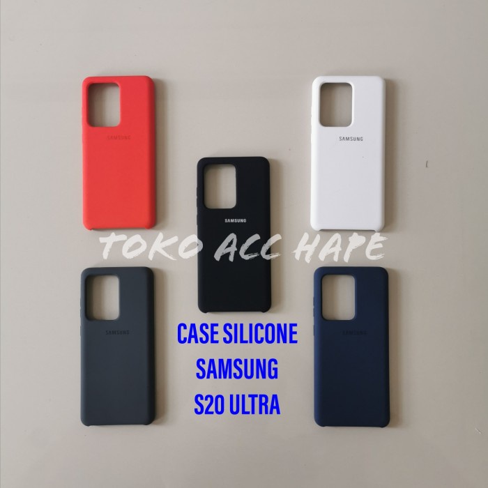 SILICONE CASE SAMSUNG S20 ULTRA COVER SOFT SILIKON PREMIUM ORIGINAL