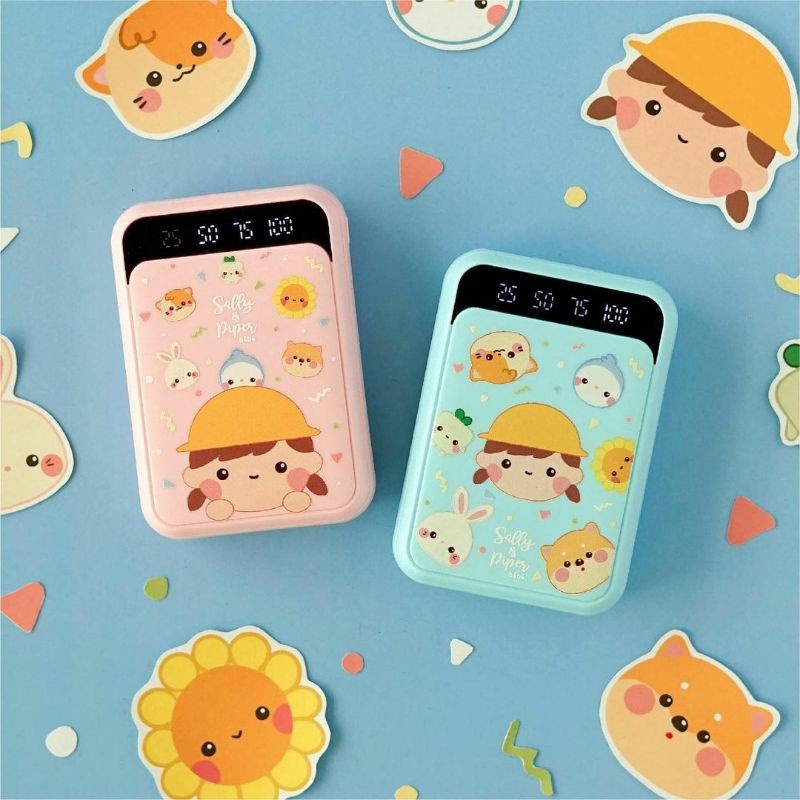 SALLY PIPER X UNEEDINDINESIA POWERBANK PINK 10.000MAH