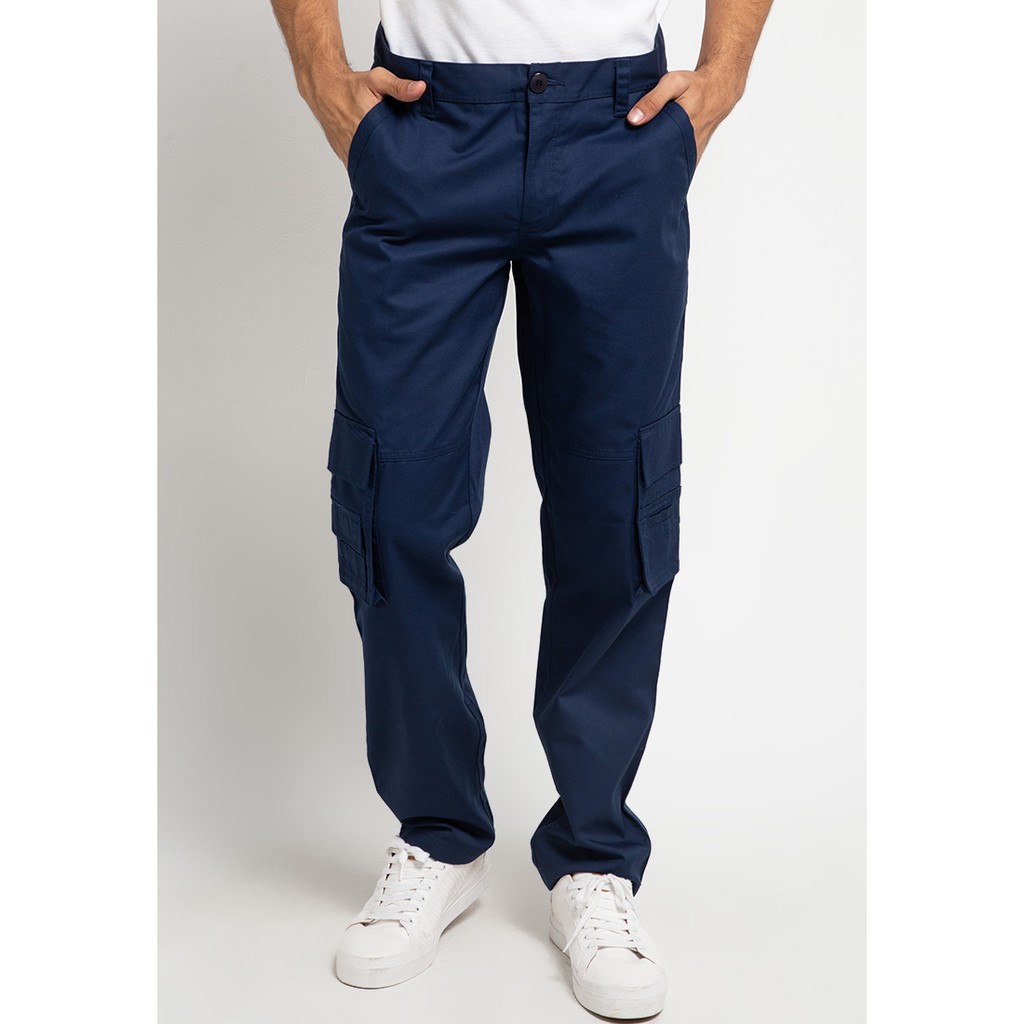 Tolliver Celana Cargo  Pria  Men Basic Cargo  Pants  