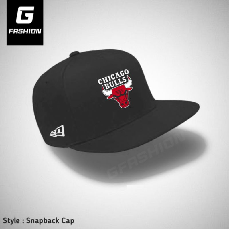 Topi Pria /Topi Snapback /Hat Custom /Chicago Bulls Basketball