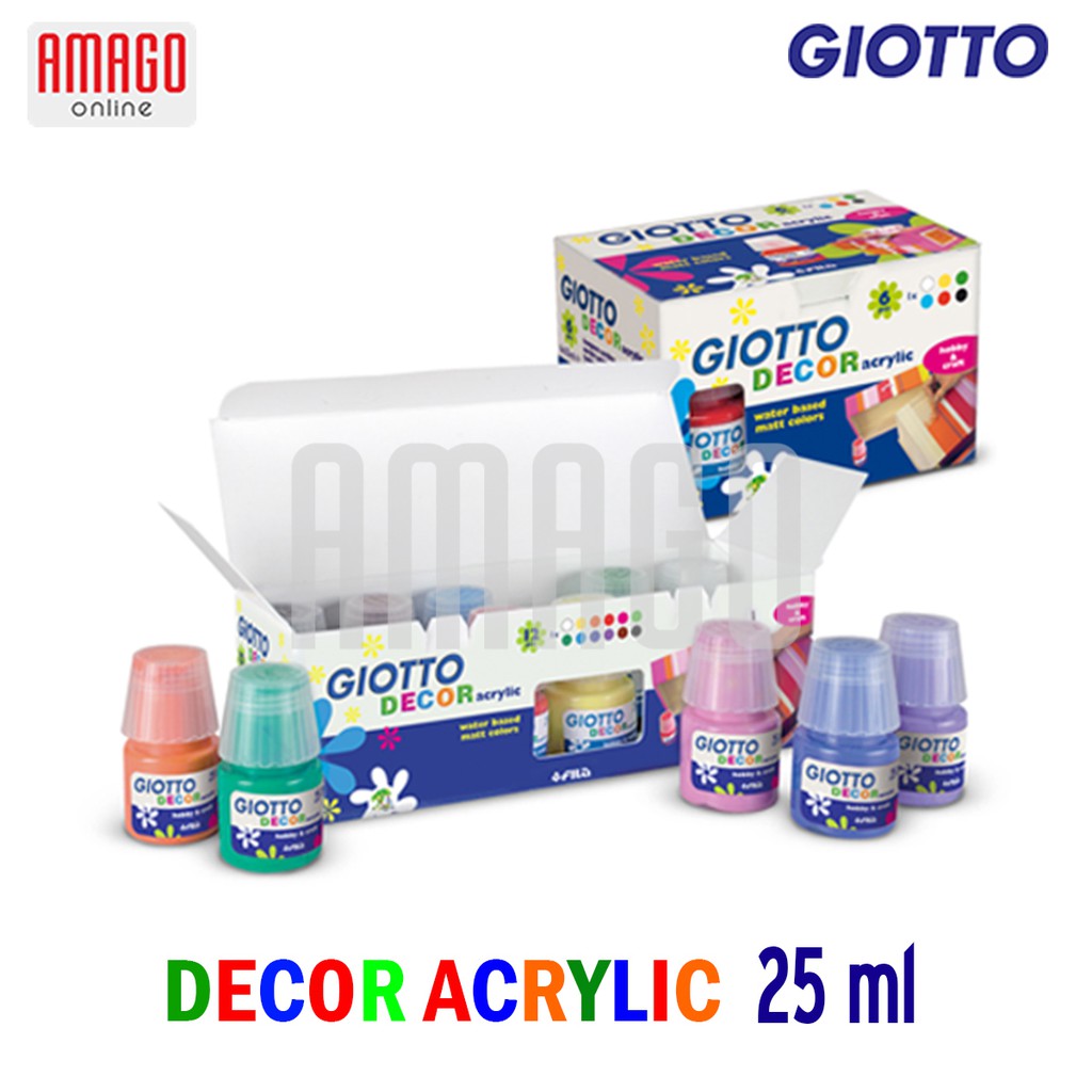 GIOTTO DECOR ACRYLIC - 25 ml - SILVER - 538150