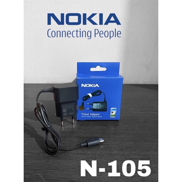 Travel Charger TC Nokia N105 AC-20E LUNA V8 Micro Usb Pack Dus