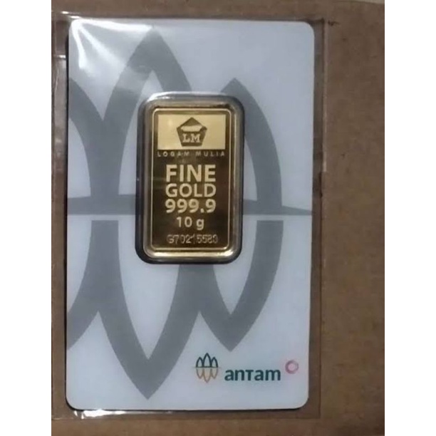 Logam mulia 10 gram RM certicard