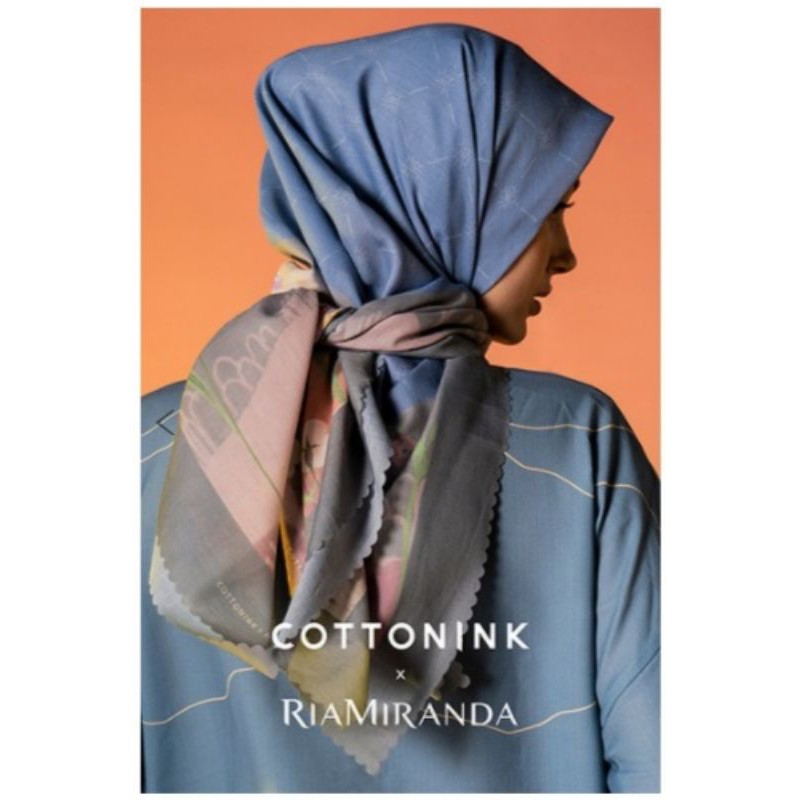 SCARF RIA MIRANDA X COTTON INK - PL