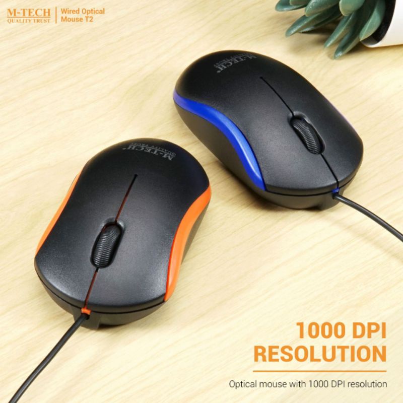 mouse usb kabel setandar mtech T2 original