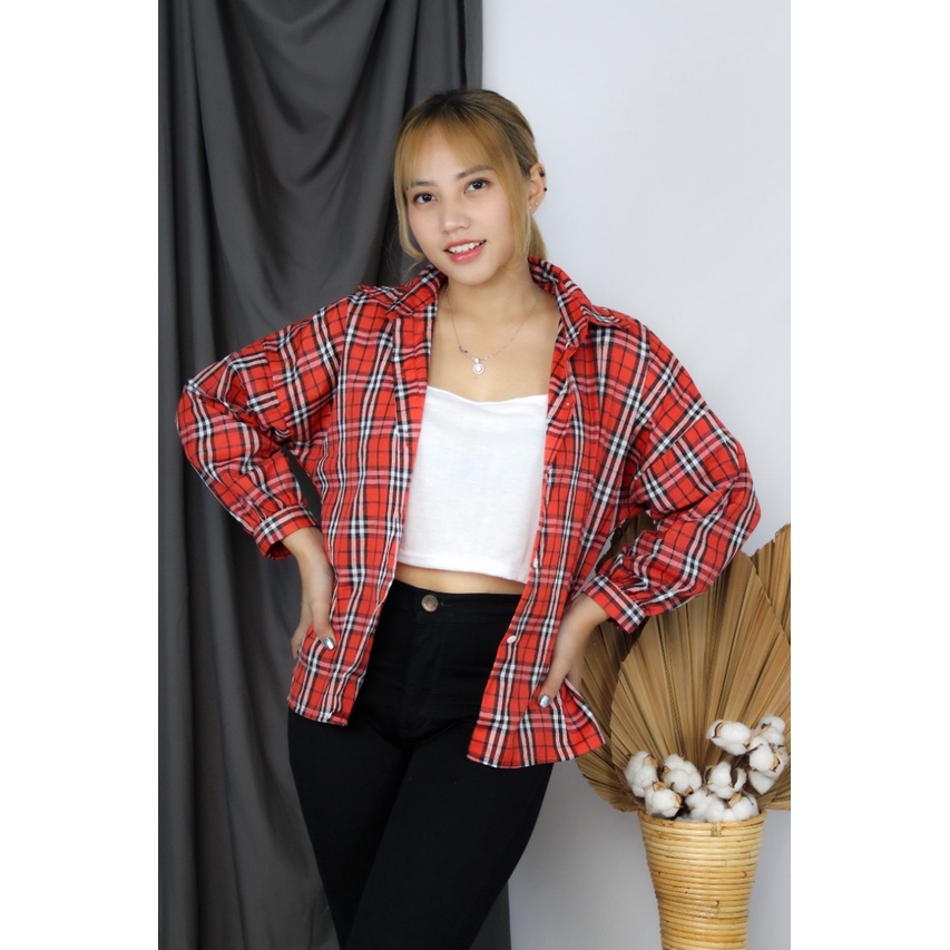 RX Fashion - Kemeja Oversize Oslin Anggita / Kemeja Osaka -BN-8