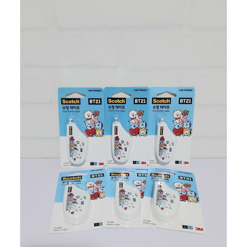 

Correction tape Scotch BT21 / Tip-ex kertas bt21