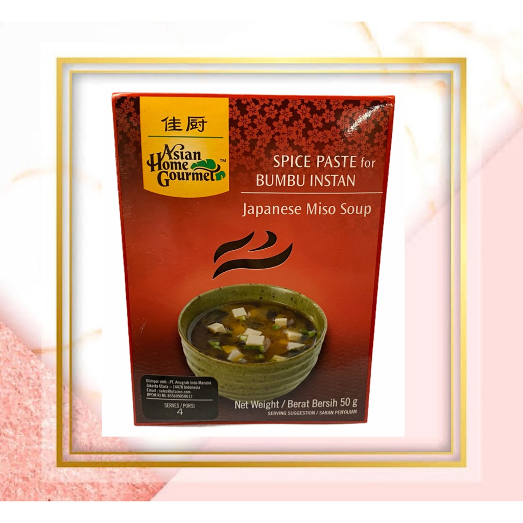 

Asian Home Gourmet Japanese Miso Soup 50gr