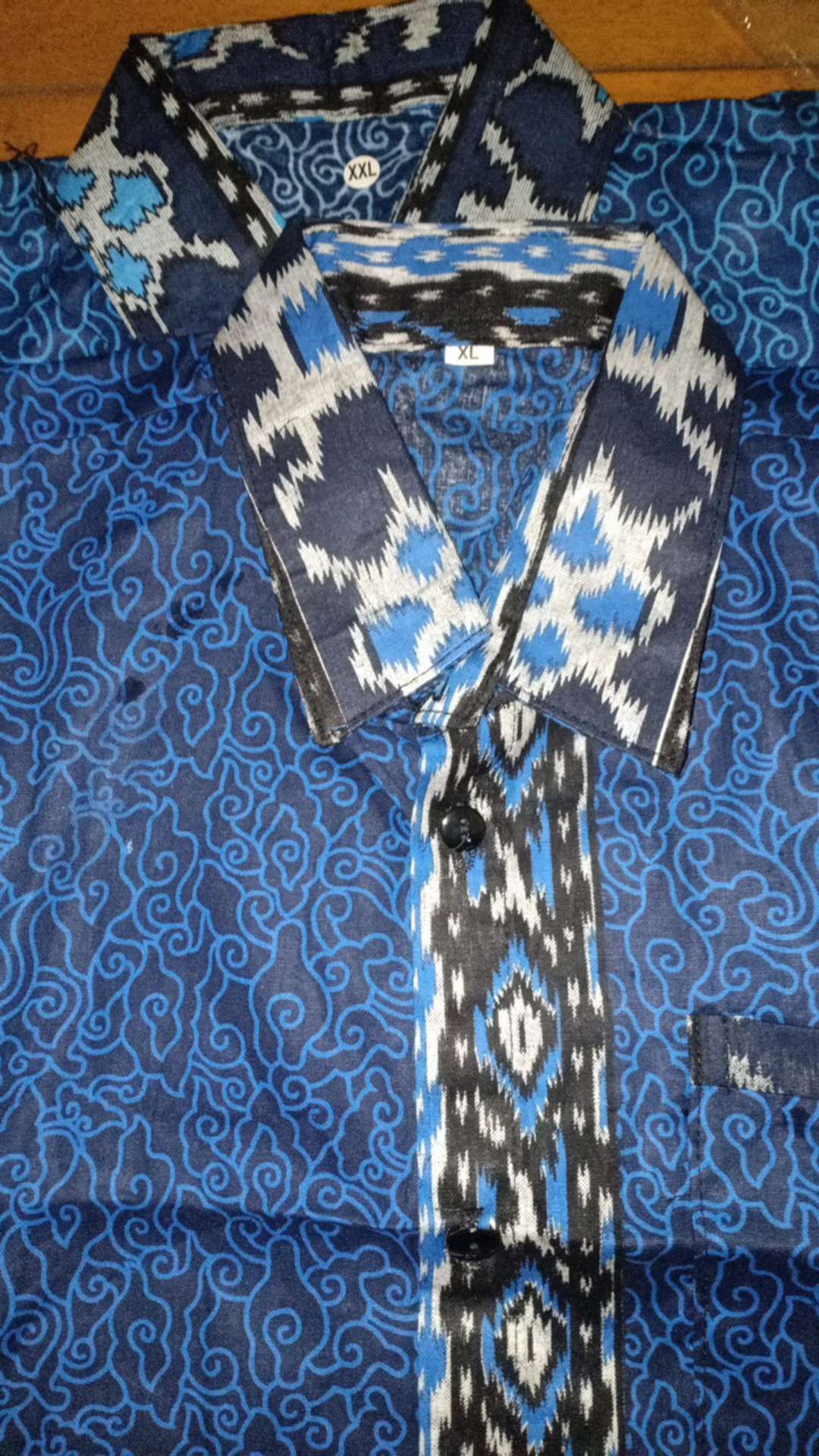 Umur 2-12th Kemeja Batik Anak Laki Laki Lengan Pendek