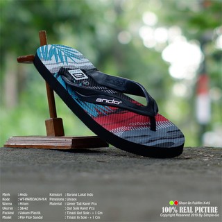  Ando  sandal  japit pria hawai beach 38 42 Shopee Indonesia