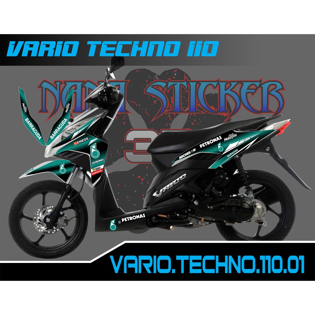 Striping VARIO TECHNO 110 - Stiker VARIO TECHNO 110 List Variasi Motor STICKER VARIO TECHNO CODE 01