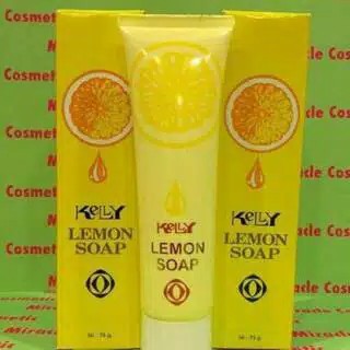 (CYBER) COD TERBARU SABUN CUCI MUKA KELLY Kelly Lemon Soap 75gr ORIGINAL 100%