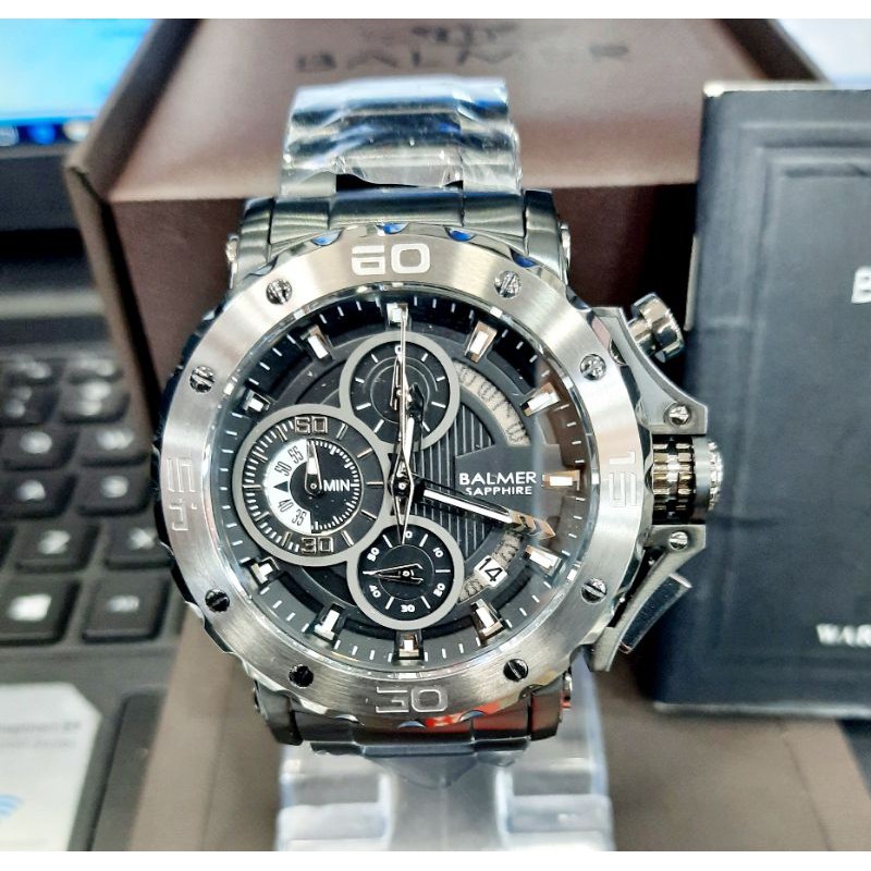 jam tangan pria BALMER 7975 SERI COLECTION SAPPHIRE GLASS ORIGINAL GARANSI 2 TAHUN