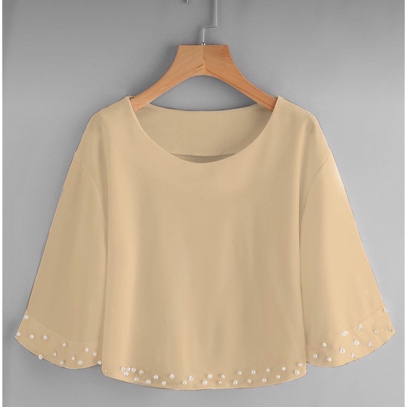 BLOUSE CROP - BLOUSE KOREA - GOMPHRENA BLOUSE