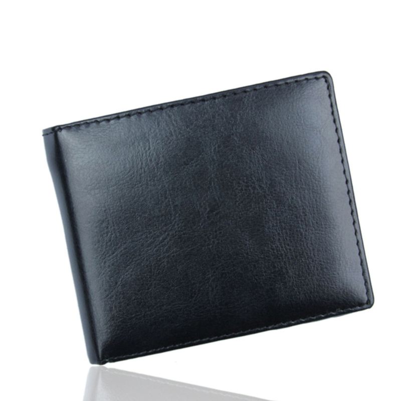 KBL Dompet Pria Hitam Polos Cowok Kulit Sapi Original