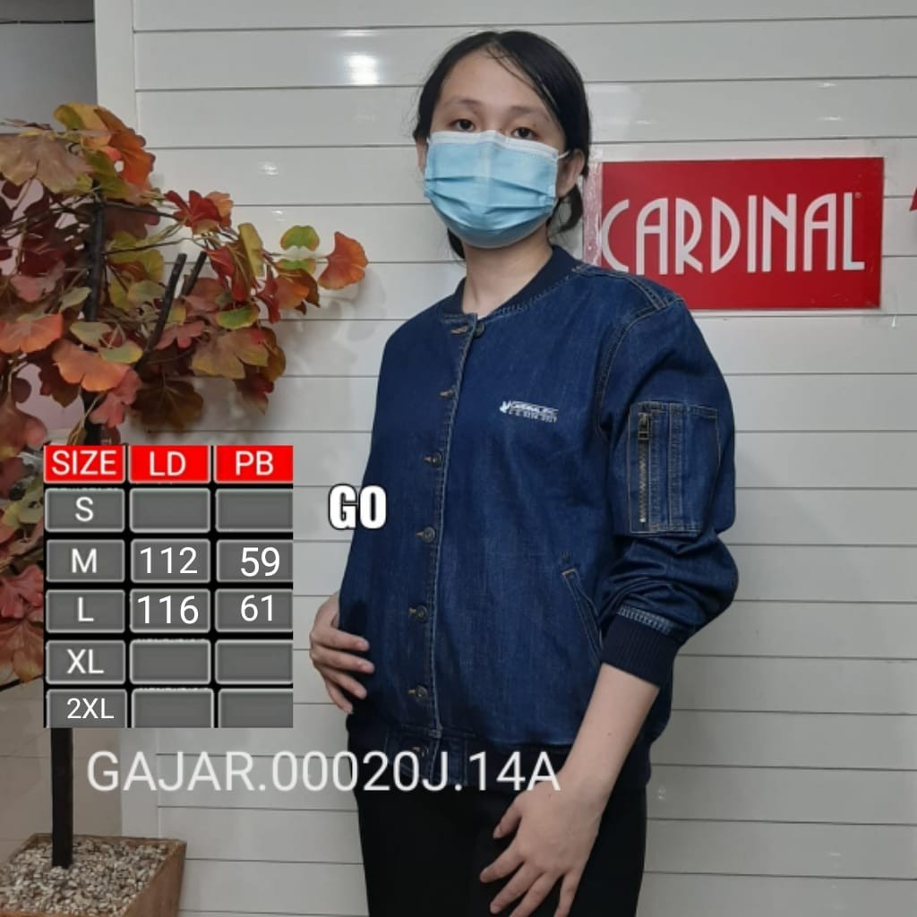 BB CARDINAL GIRL CE JAKET JEANS CEWEK Pakaian Wanita Sweater Jaket Ladys Outerwear 100% Original!