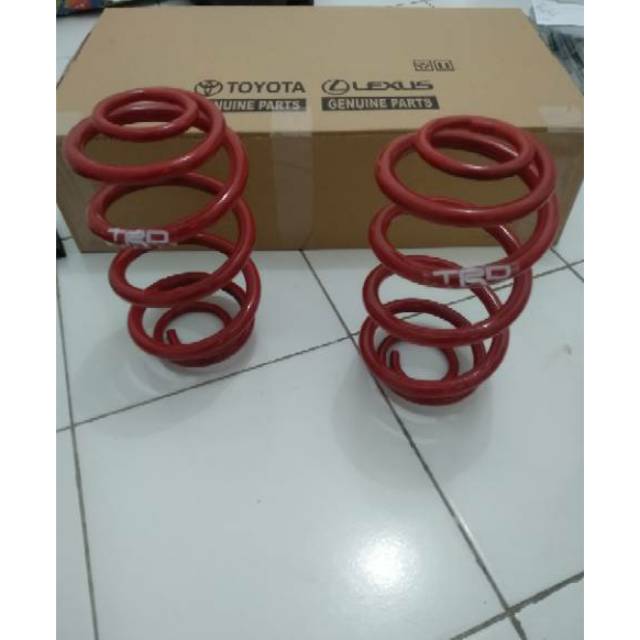 Coil spring rush TRD Sportivo Ultimo belakang kiri kanan  asli original