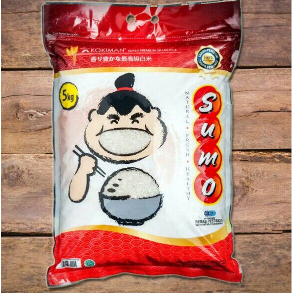 

beras sumo 5 kg merah