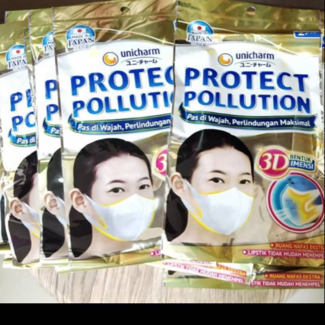 Masker unicharm protect pollution 2's