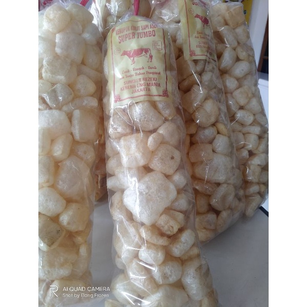 Kerupuk Kulit Sapi Asli Super Jumbo 150gr